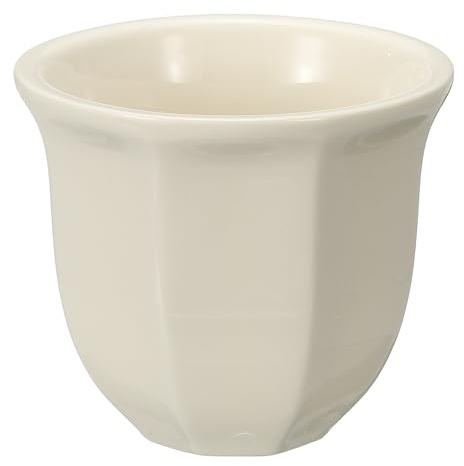 sourcing map Arabic Coffee Cup, 8.5 oz Ceramic Tea Cups Espresso Coffee Mug for Latte Cappuccino Milk Office Home Party Gifts, (White, Style C)