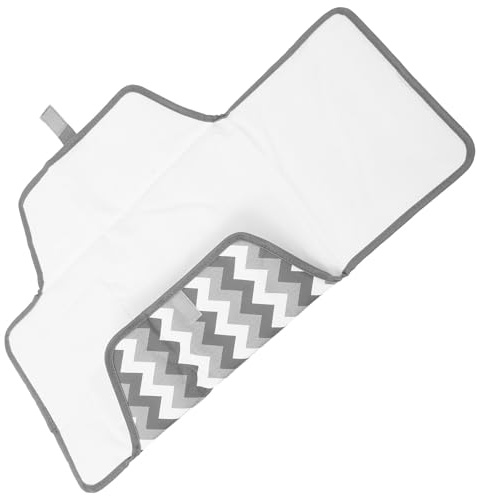 OFFIGAM Funda Cambiador de Pañales Portátil, Sábana Cambiadora Plegable para Bebés, Tamaño Compacto, Diseño Ondas, Adecuado para Viajes y Cambio de Pañales al Aire Libre