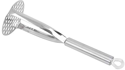 Fafeicy Potatisstöt Matstång i Rostfritt Stål Förtjockat Rostfritt Stål 30 X 10 X 8 Cm för Att Mosa Potatis Sötpotatis Frukt och Barnmat i Hemmets Kök