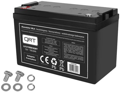 CSSB Wartungsfreie Batterie 12 V 100 Ah 36x20x27cm Wiederaufladbare Batterie