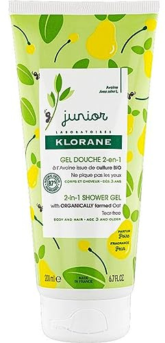 Klorane junior gel ducha pera 200ml