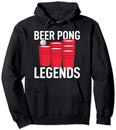 Partnerlook Partner Look Beer Pong Legends Schnaps Alkohol Pullover Hoodie