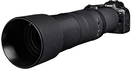 easyCover - Lens Protection Camouflage Cover - Objektivschutz - Schutz für Ihr Kameraobjektiv - Geeignet für Canon RF 800mm F11 is STM - Schwarz