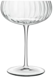 Set 4 Calici Bicchieri Champagne in Vetro Optica 30 cl Luigi Bormioli