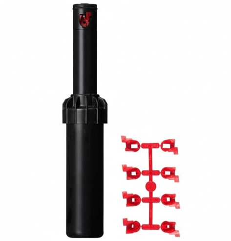 Suinga Aspersor de Riego Hunter PGJ-04 1/2'' | Pack 10 Aspersores de Riego para Cesped | Alcance 4,3-11,6 Metros | Angulo Ajustable | Aspersor de Turbina Emergente para Jardin