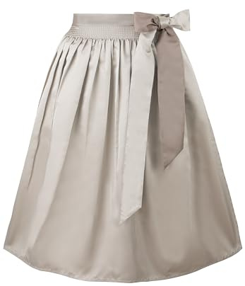 Stockerpoint Women's Kristin Midi Dirndl Apron, beige, 40-44