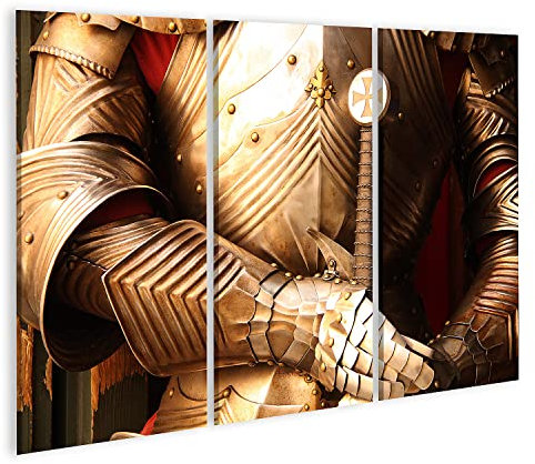 islandburner Prime Bild auf Leinwand Ritter Rüstung Mit Schwert Bilder Wandbilder Poster