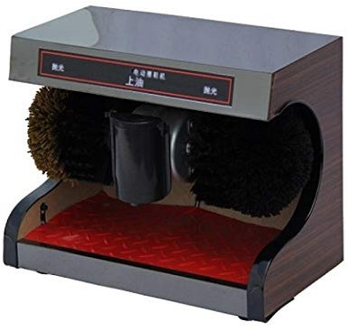 WQZStar Shoe Polisher Machine, Floor-Mounted clean Mobile Automatic Induction Machine Electric Shoe Poed clean Mobile Automatic Induction Machine Electric Shoe Polisher clean (A)