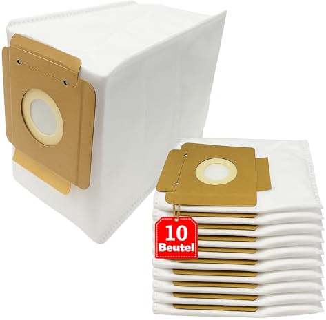 10 Vacuum Cleaner Dust Bags Compatible with Kärcher BVL 5/1 BP Backpack Non-Woven Fabric