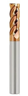 Pangyoo 3mm 4mm 6mm 8mm 10mm 12mm Schaft HRC55 4 Flöten Schaftfräser Wolframkarbid Holz Fräser Metall CNC Fräser Länge Schaftfräser(4.0x4Dx100L)