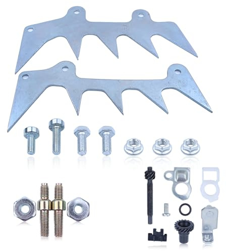 Gubeter Kit de Griffes de Chain pour Stihl MS660 MS460 MS440 066 046 044 Tronçonneuse Accessoire, avec Butée à Griffes, Vis Assorties et Tendeur de Chaîne, remplacement 1122 664 0503, 1122 664 0508