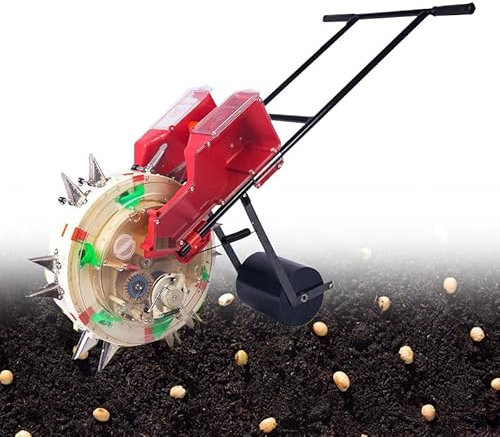 KYZTMHC Handheld Seeding Machine, Hand Pushing Seed Sower, Corn Soybean Peanut precision, Manual Seeder for Soy Peanut Corn Cotton