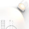 HighLuc Wandlampe Akku, 3 Farbmodi 10 Helligkeitsstufen 2200mAh Nachttischlampe Kabellos 360° Wandleuchte ohne Stromanschluss Wandlampe Innen für Wohnzimmer Schlafzimmer Flur