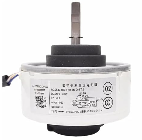 Cylindrical air conditioner internal motor WZDK30-38G-2 DC fan RD310-30-8T-2
