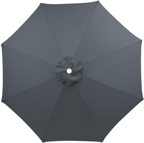 nonotse Replacement Cover for 3M Garden Parasol, Replacement Canopy Parasol for 6 Arms/8 Arms, Suitable for Backyard Gardens, Canopy Only