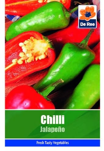 Chilli Jalapeno Seeds - 30 Seeds Vegetable Grow Your Own Garden Salad Herb Vegetable Seed