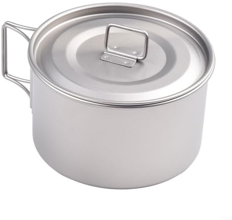Bol avec poignées sécurisées conçu pour le camping et la randonnée (bol de 600 ml avec couvercle)
