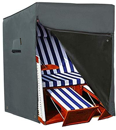 HENTEX Telo protettivo per poltrona da spiaggia, copertura traspirante per una protezione ottimale 165 x 100 x 140/165 H cm