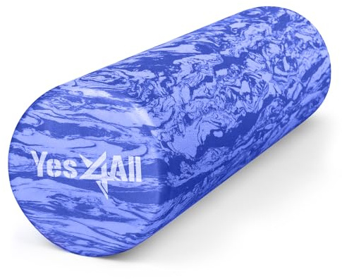 Yes4All EVA Rodillo de Espuma - Foam Roller Ultra Ligero de Densidad Media 30/45/61/91 CM de Largo para Espalda, Piernas, Entrenamientos, Gimnasio, Pilates, Fitness, Yoga