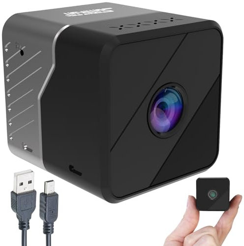 Somikon Mobile Mini-Full-HD-Überwachungskamera, PIR-Sensor, 6 Monate Stand-by