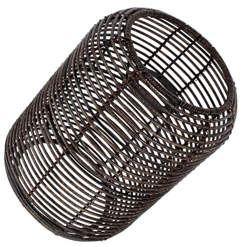HOMOCONO Lampenschirm Für Kronleuchter Gewebter Deckenlampenschirm Hängelampenabdeckung Aus Stabilem Material Kompatibel Mit Lichtmilderfunktion Für Santere Atmosphäre Als Accessoire Und Wo