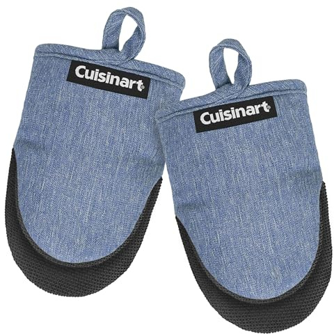 Cuisinart Mini Oven Mitts, 2-Pack, Neoprene Grip, Heat Resistant 350F