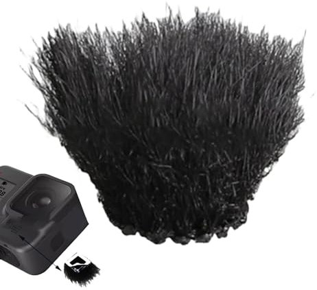 Protezione Antivento Per Microfono Per Fotocamera | Copertura Antivento Per Fotocamera - Parabrezza Per Fotocamera Sportiva, Filtro Antivento Per Esterni, Parabrezza Peloso Per Action Camera, Manicott