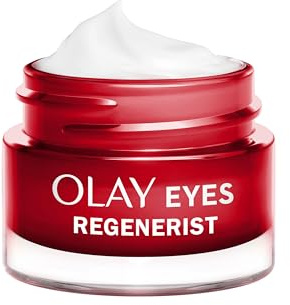 Olay Regenerist Eye Cream, Anti-Wrinkle + Active Firming Skincare Eye Moisturiser with Anti-ageing Niacinamide and Peptides, Renews, Firms and Hydrates, Fragrance Free, 15ml