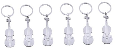 Holibanna 2 Set Cavatappi Violino Ciondolo Strumento Musicale Portachiavi Apri Birra Portachiavi Ciondoli Portachiavi Di Apertura Apribottiglie Violino Silver Lega Di Zinco 3 Pezzi * 2