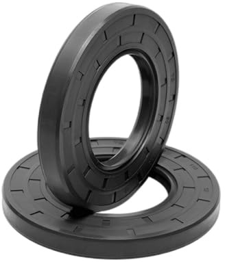 TC Retén del eje de aceite, Sello de aceite de marco NBR, cubierta de caucho de nitrilo TC, doble labio con resorte for eje de cojinete, diámetro interior x diámetro exterior x grosor: 42,5/42,86/43/4