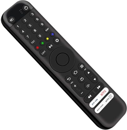 RC833 CUB1 Télécommande remplacée -VINABTY-fit pour TCL Mini LED LCD Smart TV télécommande RC833 CUB1