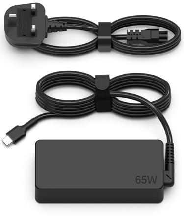 MJXYXCDH 65W USB C Laptop Charger, Fast AC Adapter for Lenovo/Asus | Compatible with Lenovo ThinkPad X1 Carbon/T14/T15/T590/X280/X380, Yoga 720/910/920, Chromebook C330/S340/100e/300e/500e
