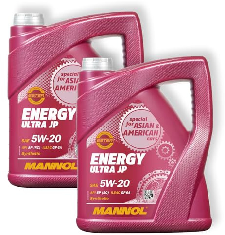 2x 5L Mannol Energy Ultra JP 5W-20 Motoröl passend für ACEA C5 FORD WSS-M2C948-A B ILSAC GF-6A