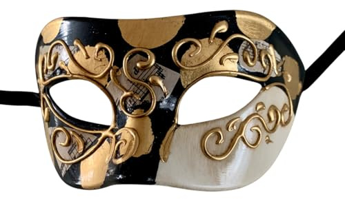 Lanna msk Handgefertigte Venezianische Maske Augenmaske Colombina Ballmaske Karneval Damen und Herren