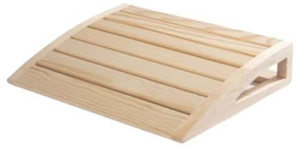 NihaoWXM Sauna Kopfstütze Holz Sauna-Kopfstütze aus Holz, Rückenlehne, leichtes Saunakissen, Saunazubehör, Nackenkissen for SPA, Dampfbad, Zuhause