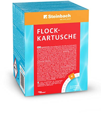 Steinbach Poolpflege Flockkartusche, 1 kg, Flockungsmittel, 0754001TDC8