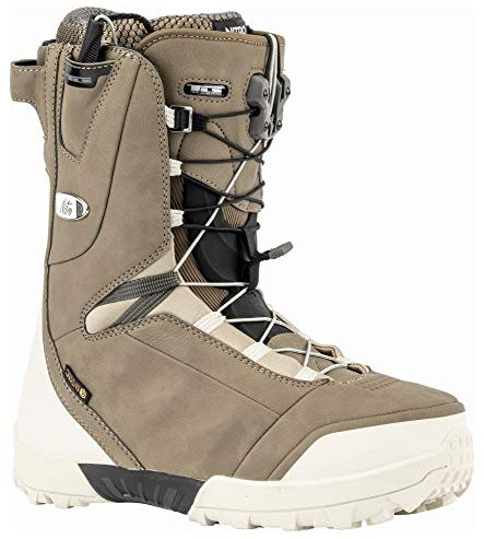Nitro Snowboards Damen Lava CLICKER TLS '20 Highend Premium All Mountain Freeride Schnellschnürsystem Boot Snowboardboot Botas de Snowboard, Mujer, Sand-White, 26,5