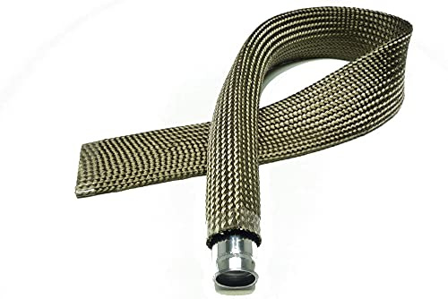 1m Kevlar Titan Hitzeschutzschlauch ID 50mm *** Heat Sleeve Thermoschutz Isolierschlauch Kabelschutz