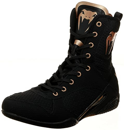 Venum Scarpe da Boxe Elite Unisex, Bronzo Nero., 39 EU