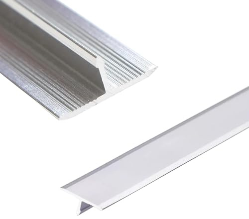 LIYI929GP Silber T-Profil Übergangsschiene Übergangsprofil Breite 15 20 33 40mm, Bodenübergangsstreifen Dauerhaft Aluminium Ausgleichsprofil, Bodenleiste Türleiste Türschwellen Leiste