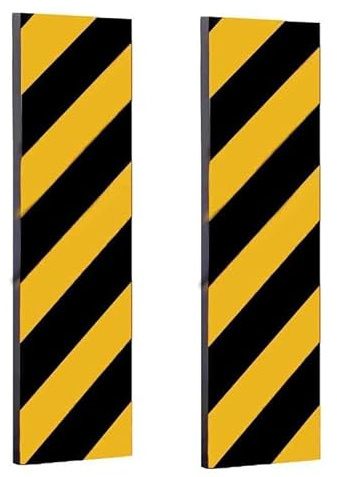 AUTOZOCO Protectores de Espuma Adhesivo para Garaje, Protector Columnas Garage, Protector Esquinas Garaje, Protector Puertas y paragolpes Coche, Protege carrocería Coche, 40 cm x 7.5 cm, 2 Unidades