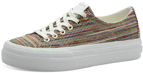 Tamaris Schnürer Damen Vegan sportlich metallic,EU 40