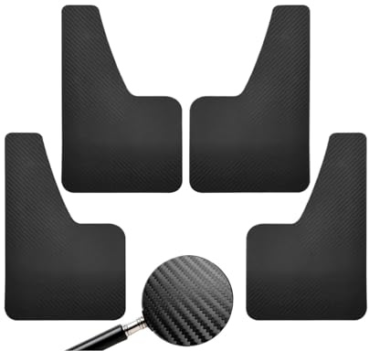 Parafango Ruota Per F&iat Per Ducato Furgone E Camper 1990-on Paraspruzzi Per Auto Parafanghi Paraspruzzi In Fibra Di Carbonio Parafanghi Protezione(4Pcs black)