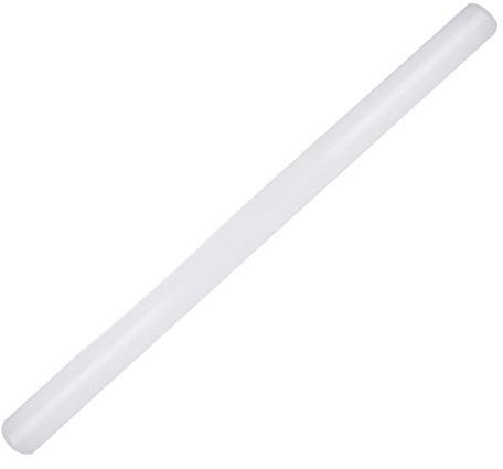 Grande rullo per impasto per pizza, 40 cm, bianco, in plastica PP, antiaderente, per fondente, pasta, crosta, biscotti e pasticceria, strumento da cucina professionale per uno spessore perfetto