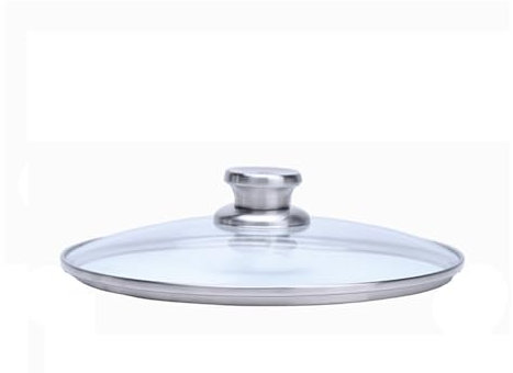 SDA287MZ Tapa Sarten Tapa de Vidrio Templado con ventilación de Vapor, Compatible con Cacerola, Cacerola, sartén, Tapa de Repuesto for sartenes, Tapa de sartén Transparente Tapas Sartenes Cocina(24)