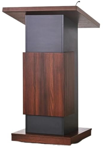 NESPIQ Podiumständer Rednerpult Podiumsständer, Robuste Rednerpulte, Neigbare Tischplatte, Design, Kirchenkanzeln, Veranstaltungstreffen, Vortragstisch, Schulvorlesung Stehpult Rednerpult