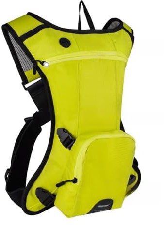 ZDETGU Vielseitiger Motorrad -Rucksack mit Hydratationspaket, Kompatibel mit 2L -Blase, Ideal für Männer und Frauen, die Wandern und Radfahren Laufen Lassen (ORANGE)