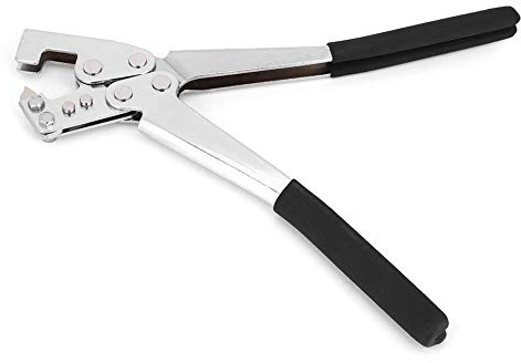 ZJchao Utensili per Cartongesso, Pinza per Crimpare per Perni in Metallo, Pinza per Crimpare per Grondaie Maniglia per Crimpatrice per Cartongesso Strumento per, per il Fissaggio Domestico di