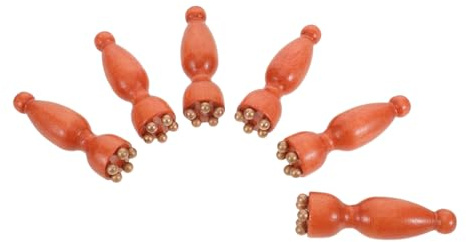 Mikinona 6 Stück Augenmassagegerät im Lotus Design mit Präziser Kontrolle und Beruhigendem Gefühl zur Anwendung bei Hautpflege und Selbstfürsorge