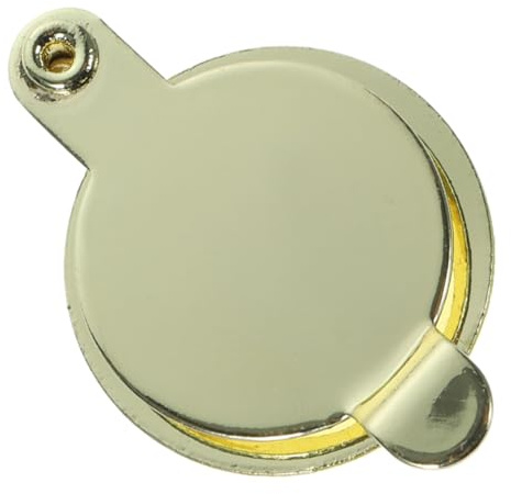 jojofuny Cubierta para Protección de Privacidad Diseño Estable de Mirilla Puerta de Cobre Accesorio Decorativo y Funcional para Mirilla Puerta Adecuado para Oficina y Hotel